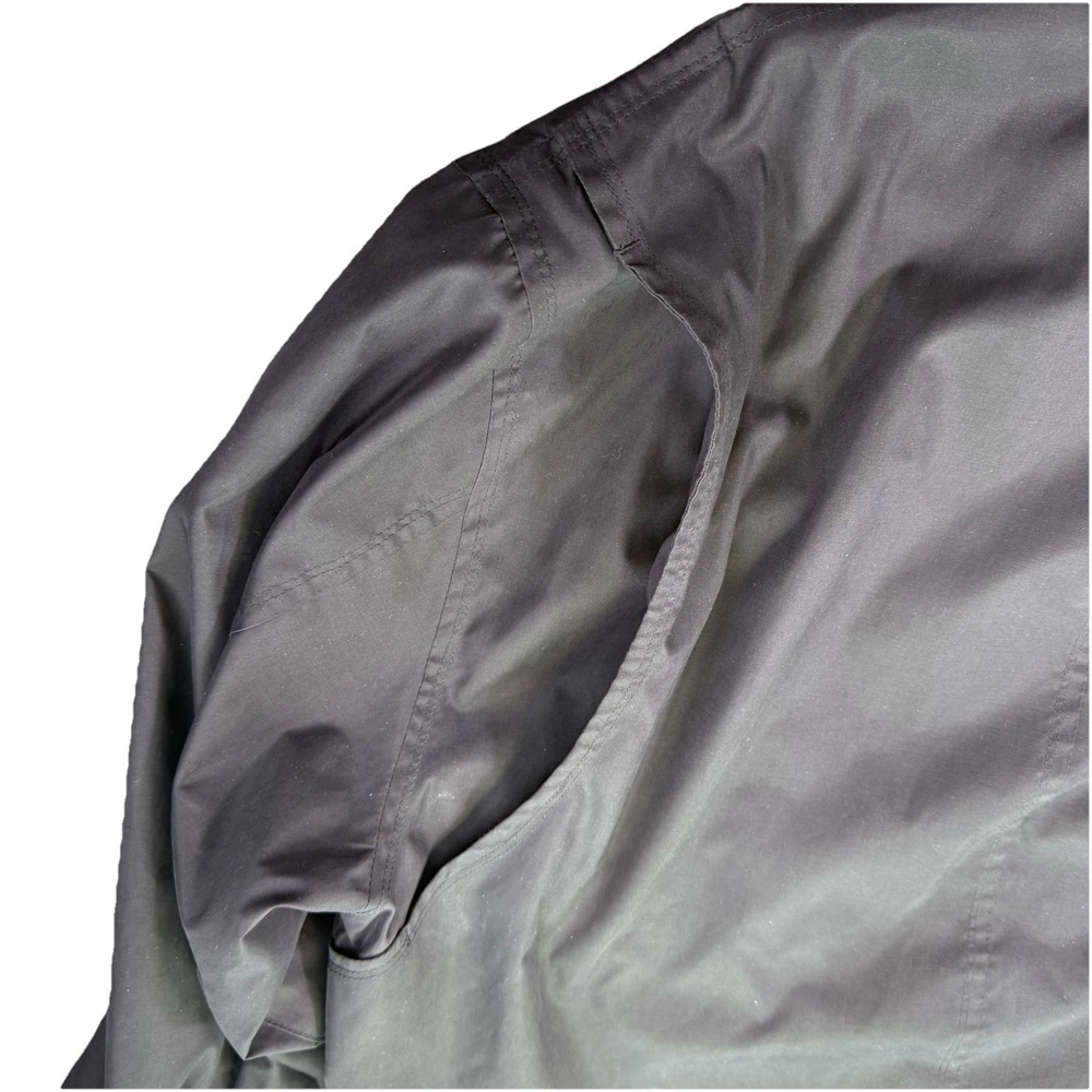 London Fog Men's Black Jacket Full Zip Pockets Elastic Waist Sz L Y2K‎ Retro - Picture 7 of 12